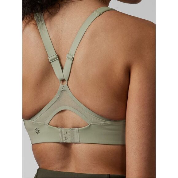 Athleta Women’s Advance Bra In Eucalyptus Olive Size 34C - Picture 4 of 10